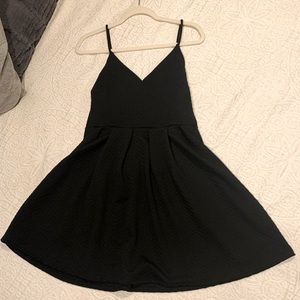 Black cocktail dress